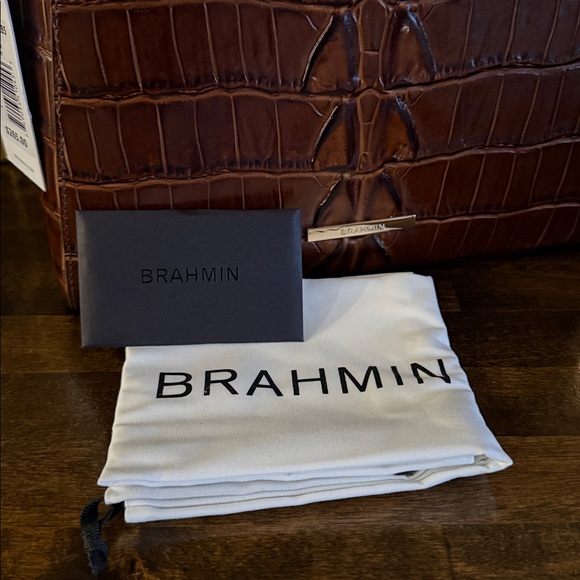 Brahmin Hillary Chestnut Marana Leather Women's Bag and Wallet NWT - Picture 5 of 12